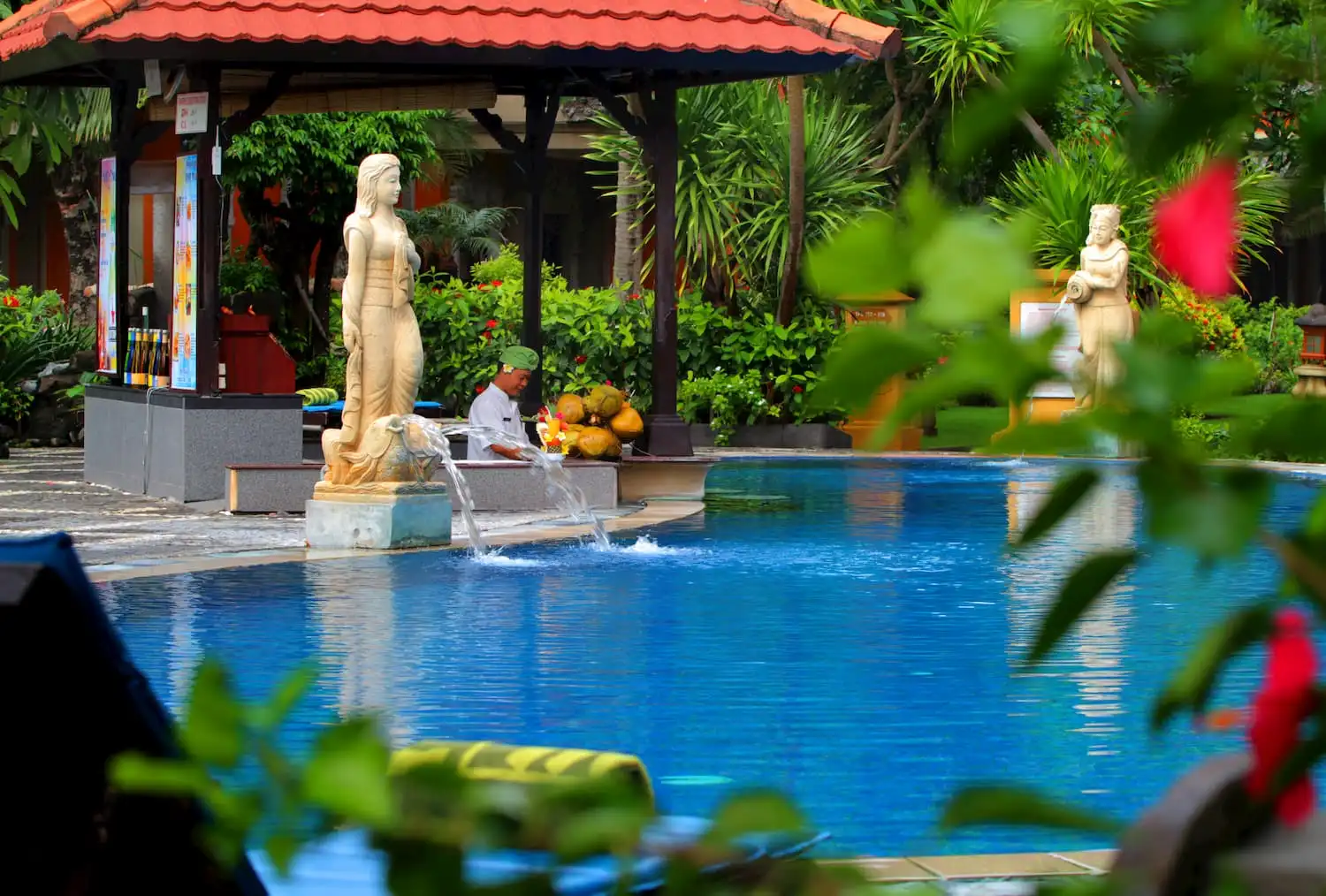 Swimming Pool and Sunken Bar